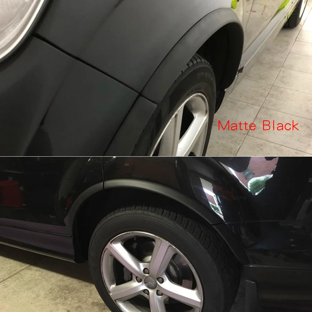 Для Audi Q7 SQ7 RSQ7 Q7 Sline 2006- узкая полоса колеса хорошо Арка губы крышка обшивка крыло вспышки ПУ матовый/яркий черный