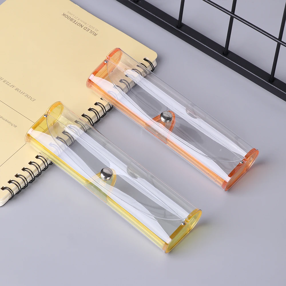 1 предмет модный прочный Портативный конфеты Цвет Прозрачный Футляр для очков из