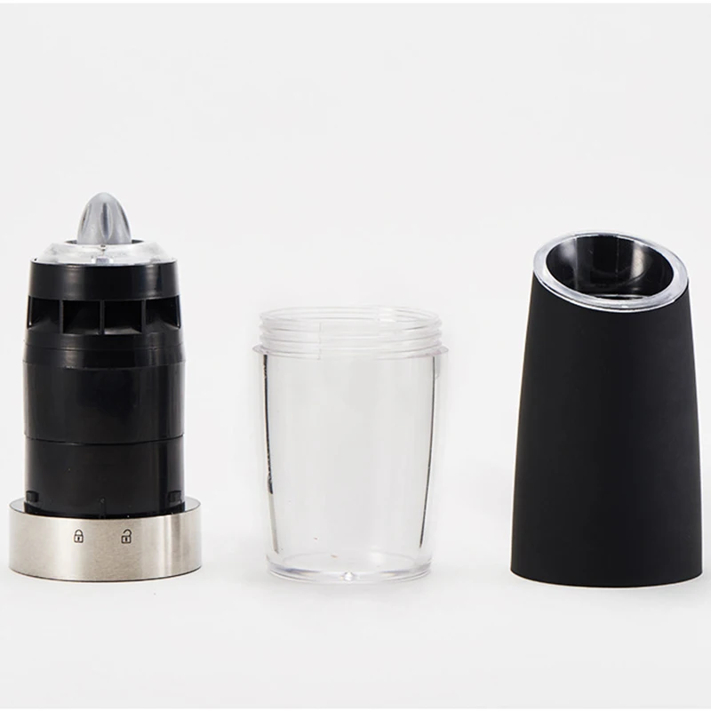 Gravity Electric Pepper Grinder Automatic Battery Powered Salt Mill Adjustable Coarseness with LED Light Kitchen Use LORS889 | Дом и сад