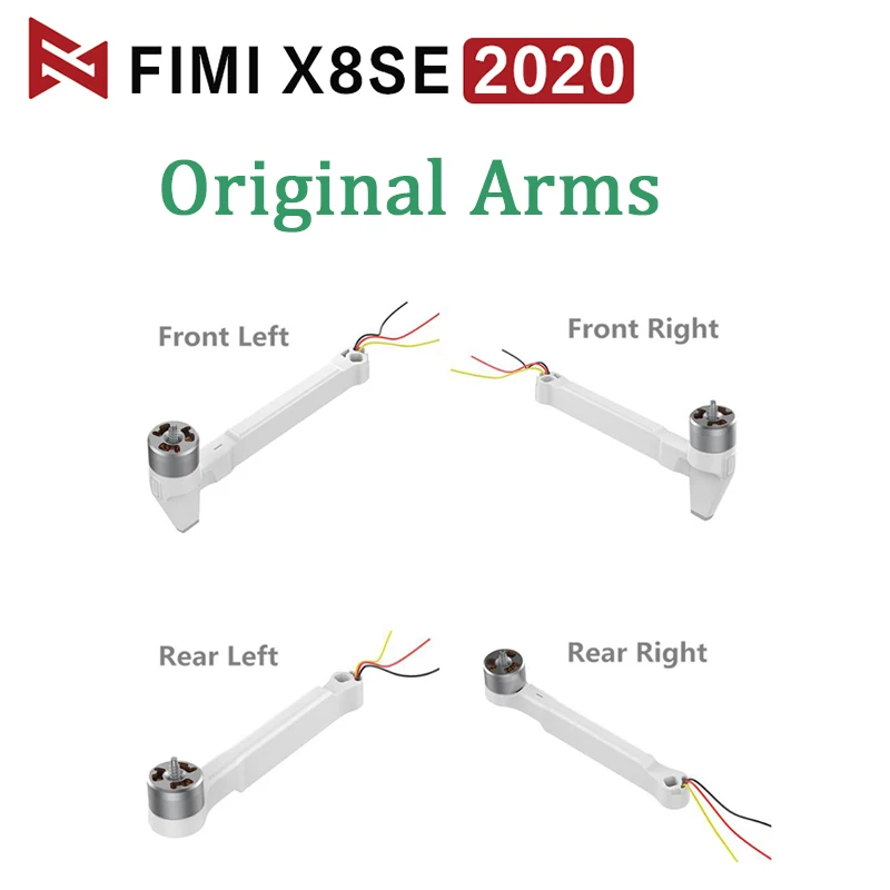 Оригинальный FIMI X8 SE 2020 ремонт дрона моторные рычаги Левый Правый передний задний