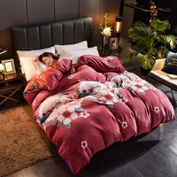 2021 new bedding duvet cover cotton cloth comfortable and warm winter furry bedspread luxury queen size bed cover