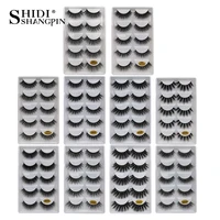 102050 boxes multipack 3d mink lashes in bulk natural long wispy fluffy fake eyelashes makeup extension faux cils maquiagem