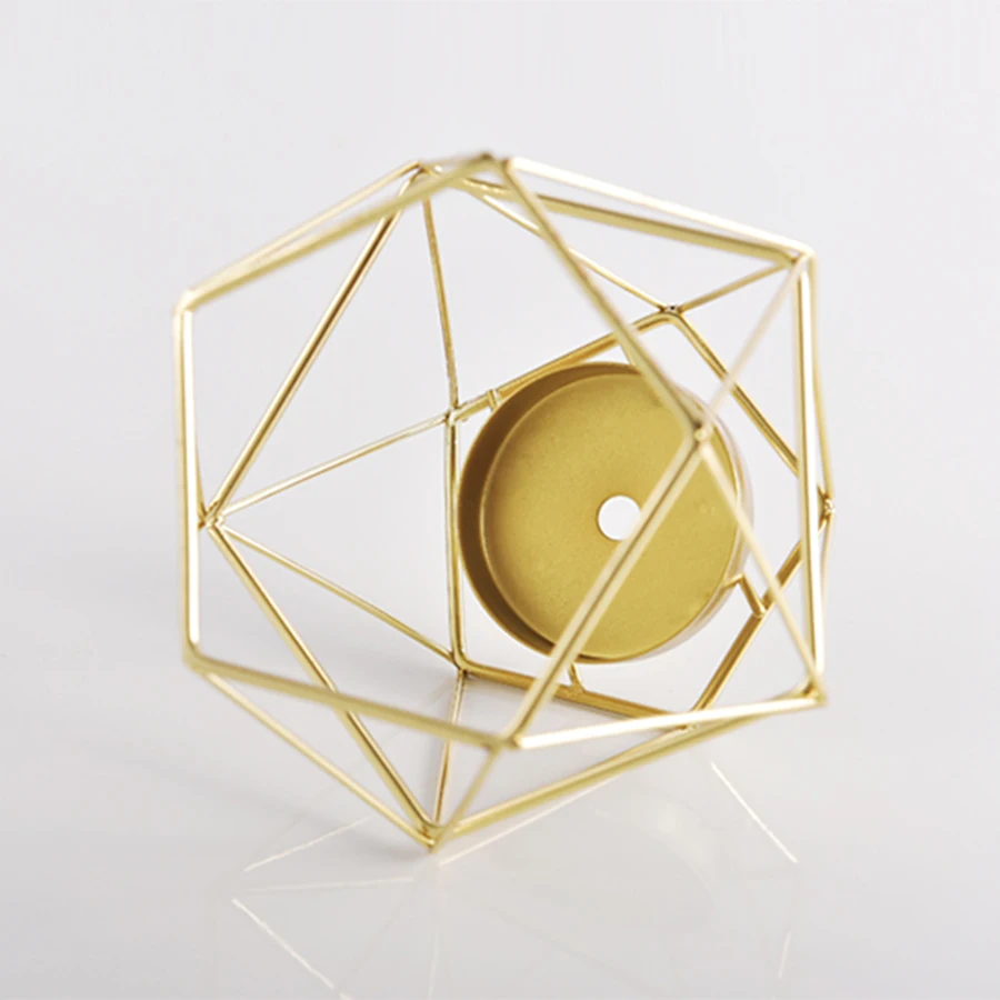 Нордический домашний декор свадебные декоративные подсвечники из нержавеющей