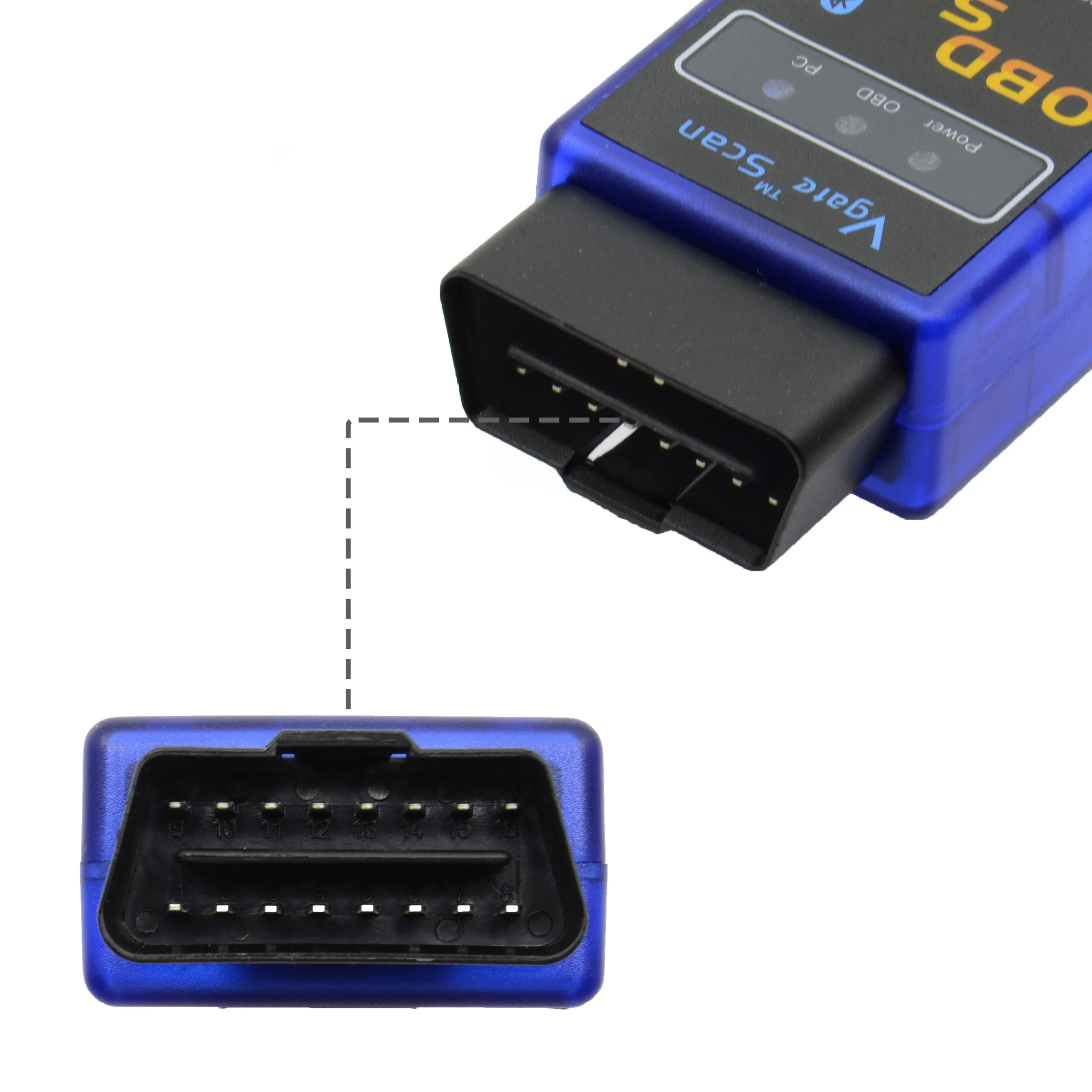 Заводская цена мини ELM 327 Bluetooth 2 1 Vgate Scan OBD2 / OBDII ELM327 V2.1 сканер кодов поддерживает