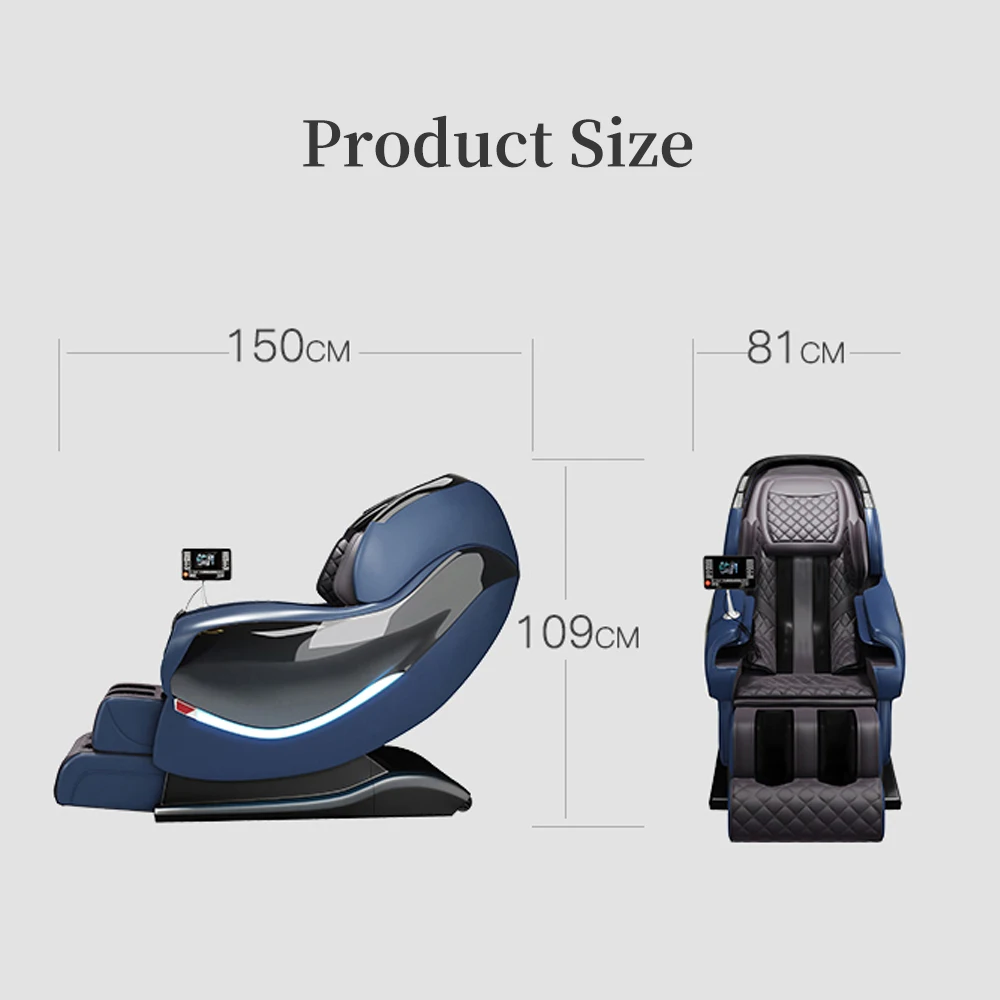 

2021 New Luxury SL Track Electric Full Body 4D Smart Large Screen Touch Simple Operation Massage Chair