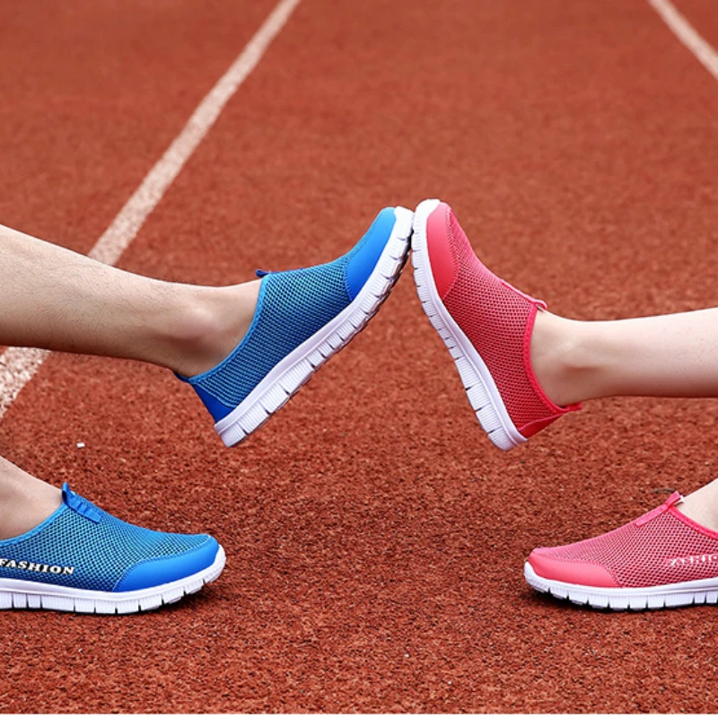 

Jierui Brand Men Shoes Fashion Summer Comfortable Men Casual Shoes Mesh Breathable Flat Shoes Cheap Shoes Plus Size 36-48