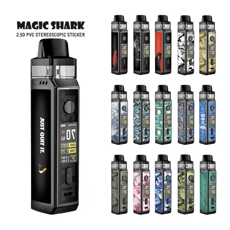 Magic Shark 2.5D 3 м ПВХ Бэтмен V Vendatta военный лист ультра тонкий чехол наклейка для Voopoo