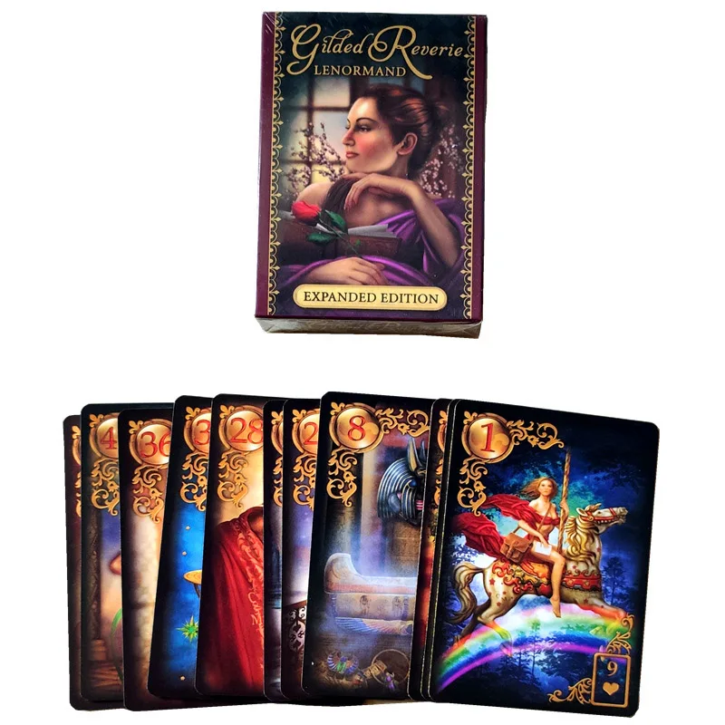 Новые карты для чтения Fate lenormand Oracle карты для загадочных фортун карты Для Таро для гадания Fate unicorn карты для oracle FT014 - Цвет: 4