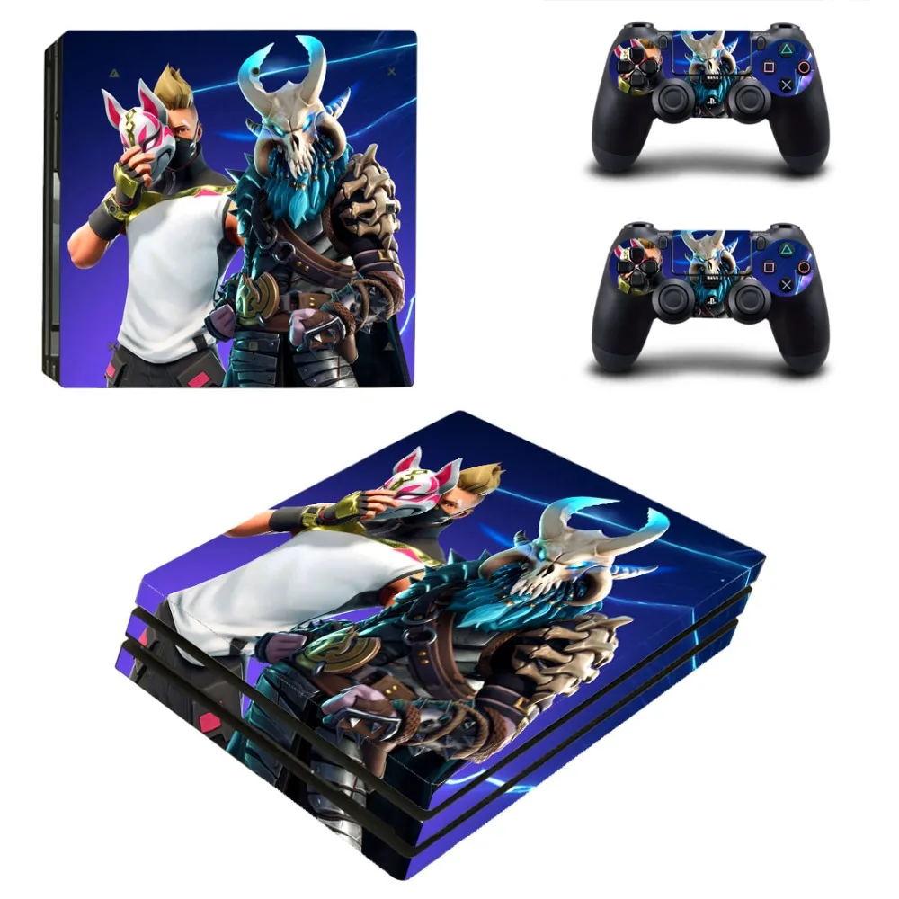 PS4 Pro наклейка на кожу виниловая для sony Playstation 4 консоль и 2 контроллера PS4 Pro наклейка на кожу