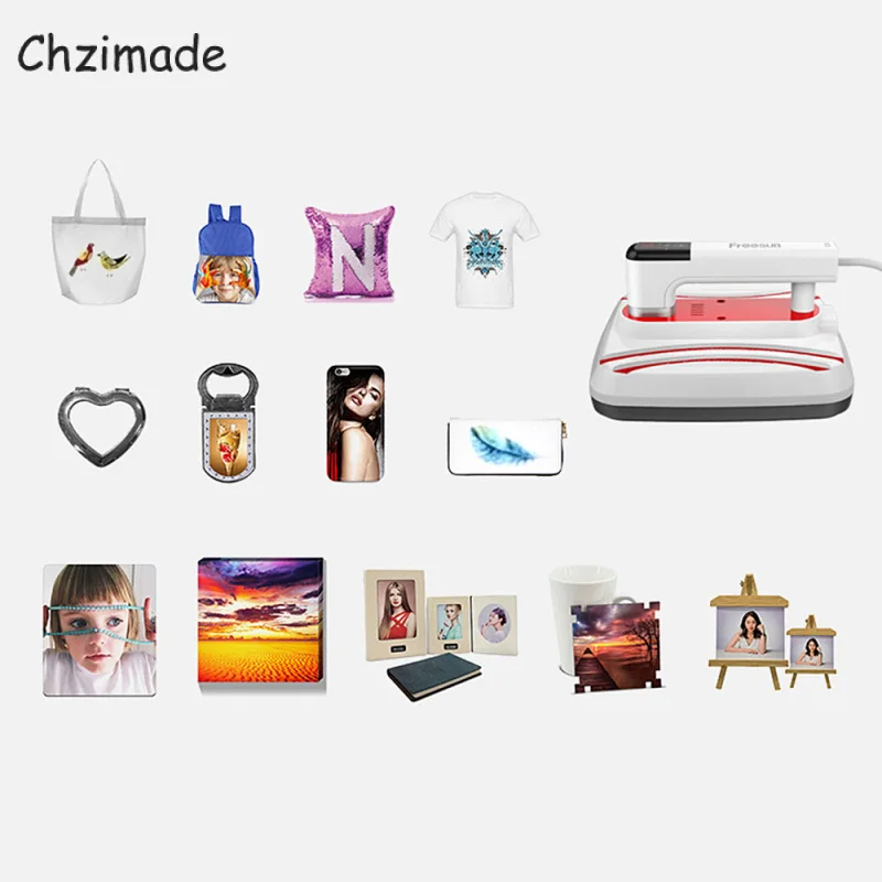 

Chzimade 10x10Inch Press Heat Machine For T-shirts Sublimation Digital Vinyl Film Diy Printing Clothes Machine Handmade