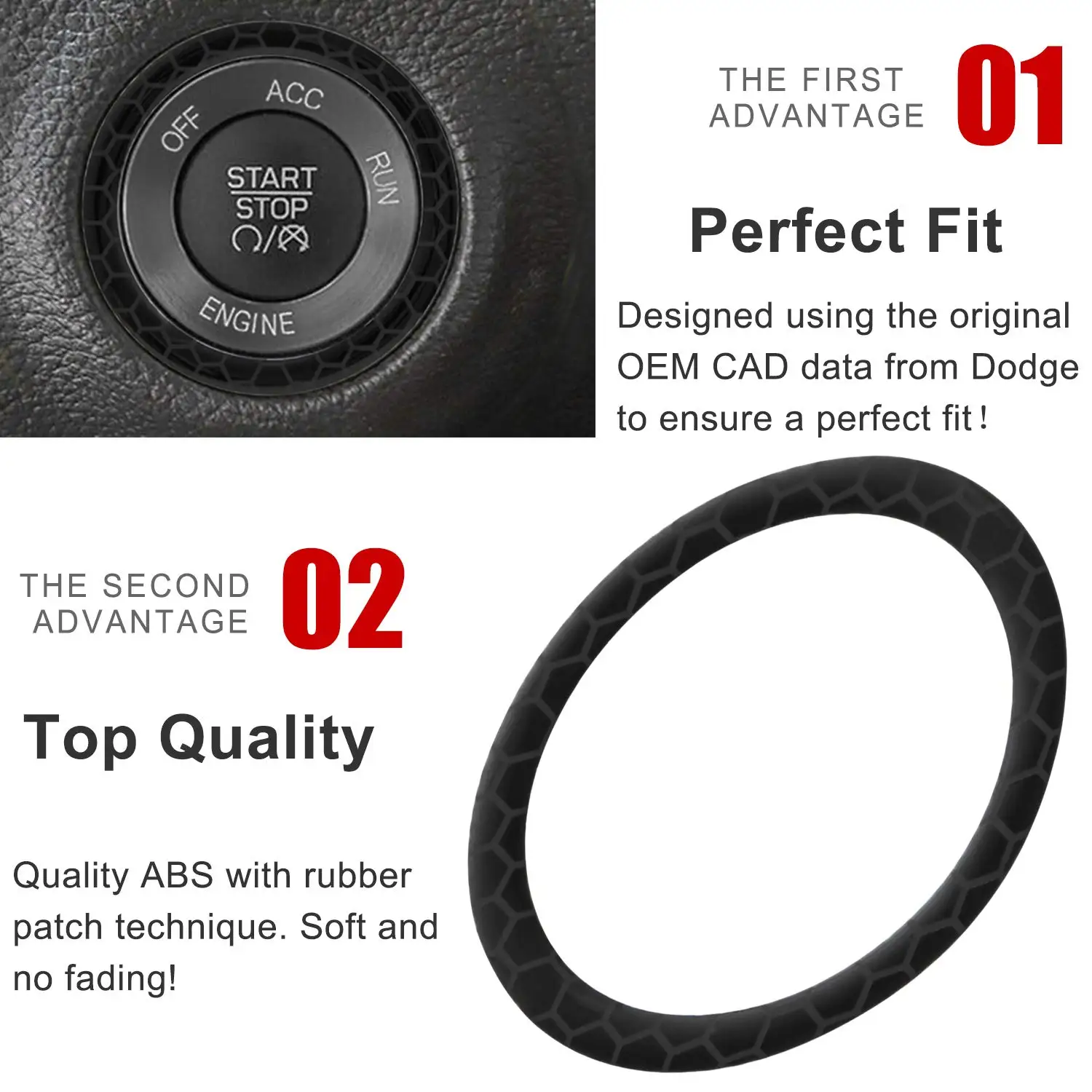 Chuang Qian кнопка включения/остановки двигателя переключатель ручка отделка