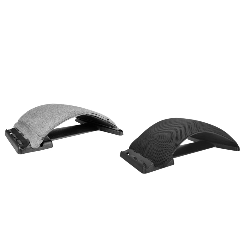 

Back Massager Stretcher Relax Stretcher Lumbar Support Spine Pain Relief Chiropractic Lumbar Back Stretching Device