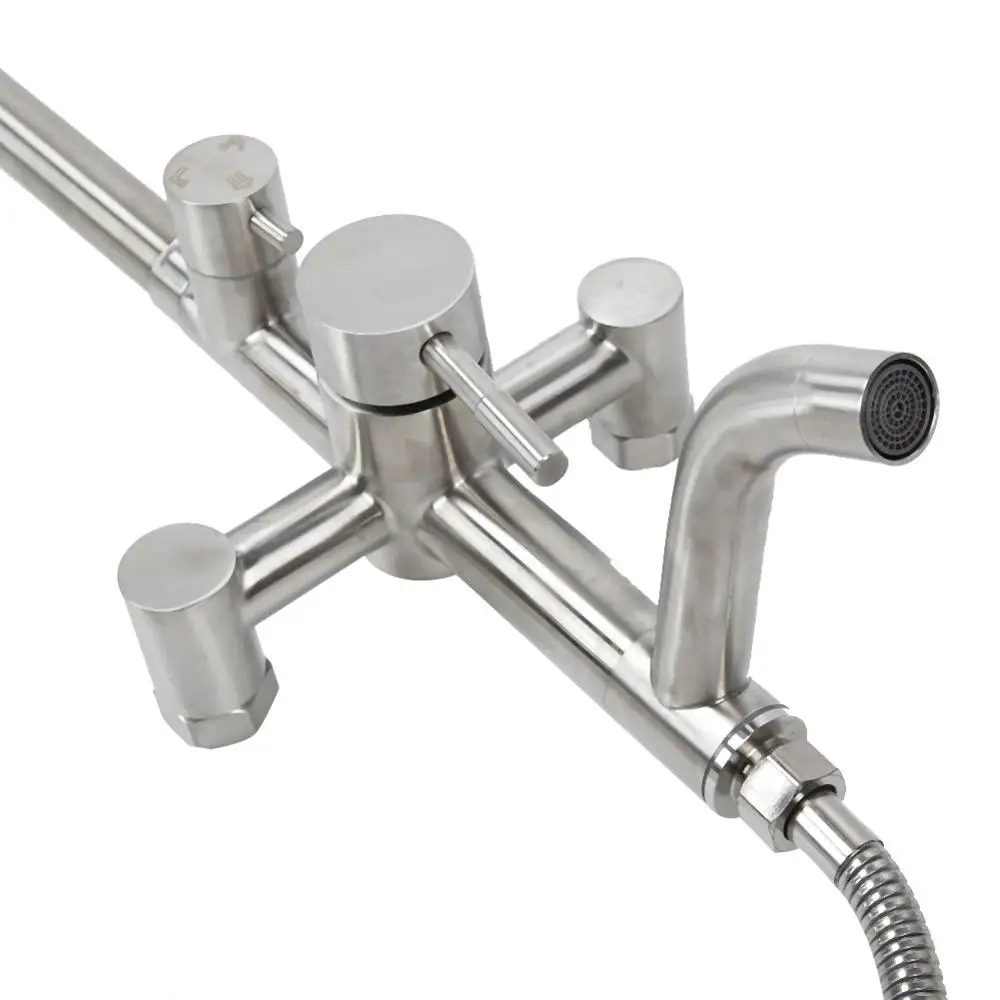 Смеситель душевой ручной из нержавеющей стали 304 дюйма|Душевая система| |