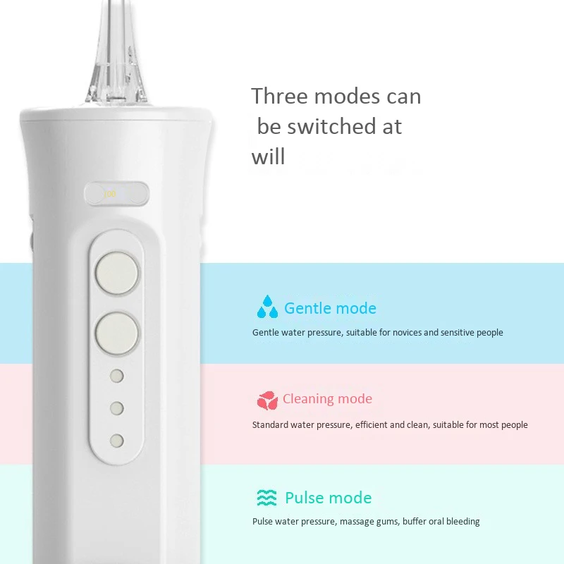 

Electric Oral Irrigator Tooth Calculus Oral Irrigator USB Rechargeable Teeth Health Hygiene Scaler