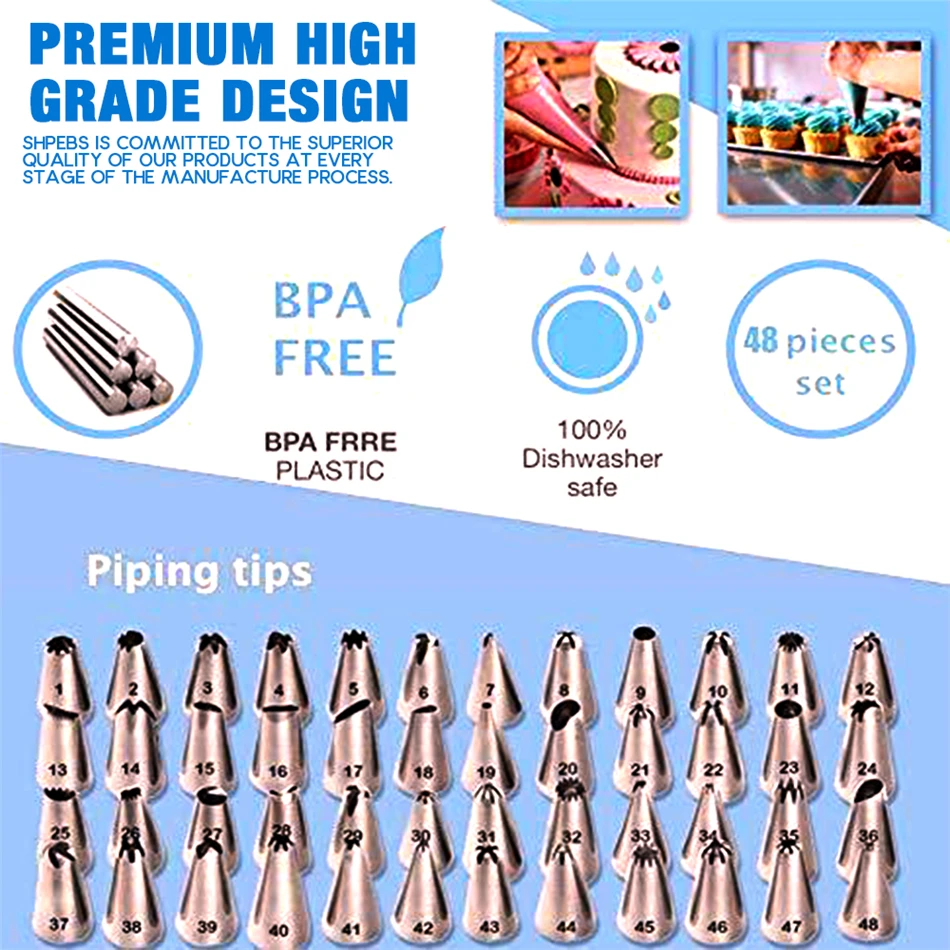 Набор инструментов для украшения тортов 220 шт./лот поворотный набор Кондитерские