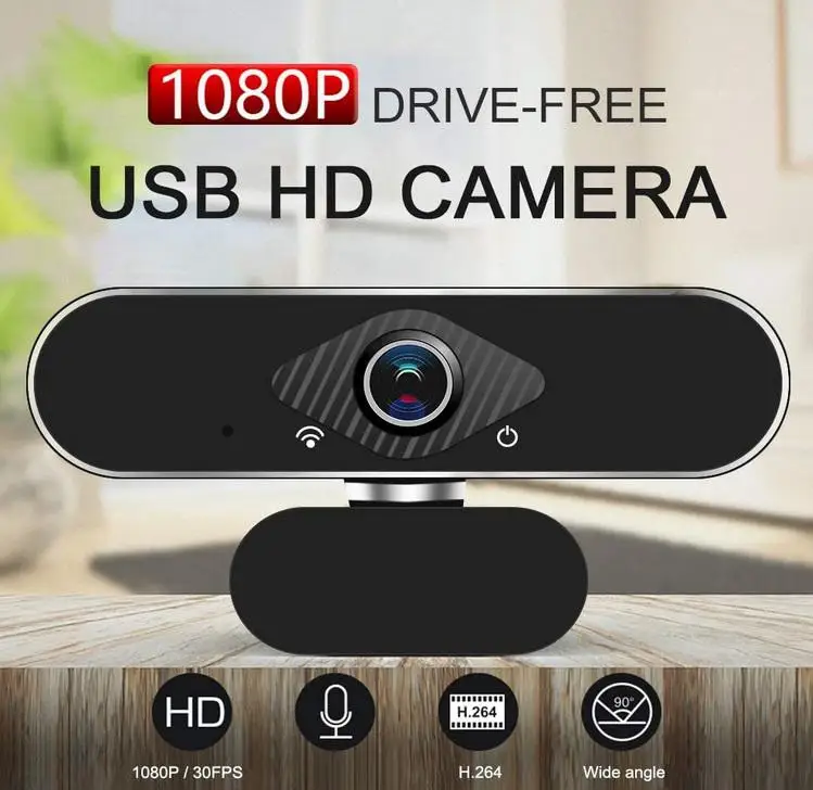 

HD 1080P Компьютерная камера USB веб-камера со встроенным микрофоном