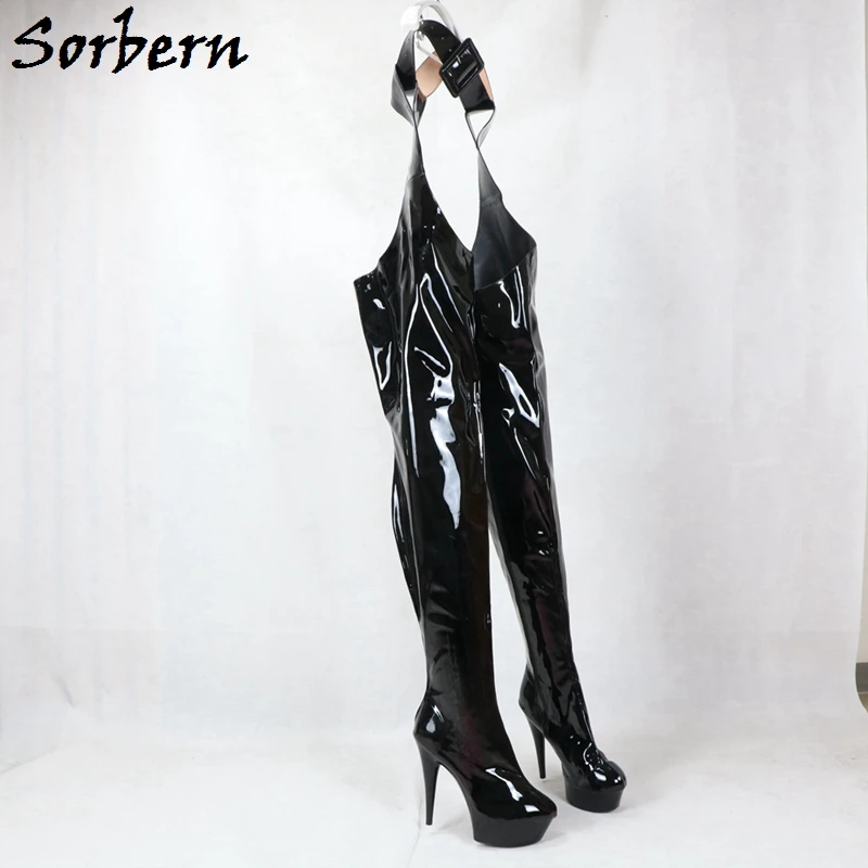 Женские Ботинки на каблуке 15 см с ремешком Размер 10 | Обувь