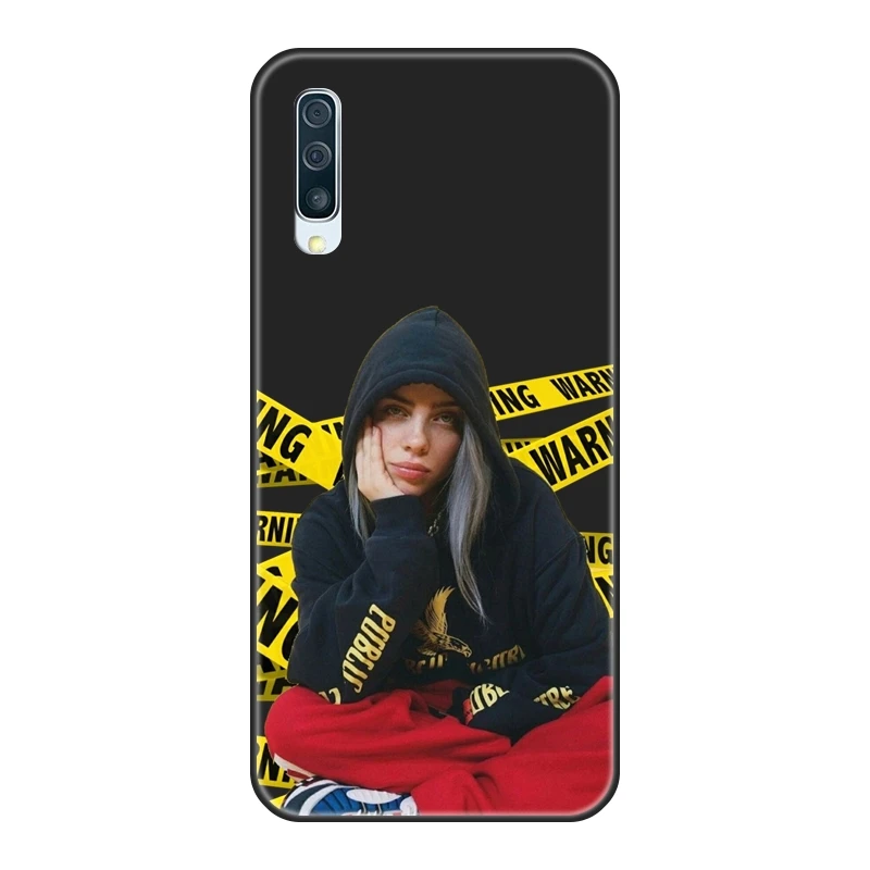 Чехол для samsung Galaxy A10 A20 A30 A40, силиконовый чехол Billie Eilish, задняя крышка для samsung A80 A70 A60 A50, чехол для телефона