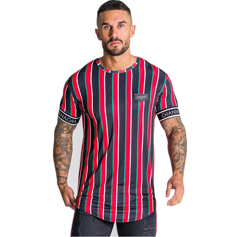 Шелковая мужская футболка SikSilk летняя с круглым вырезом | Мужская одежда