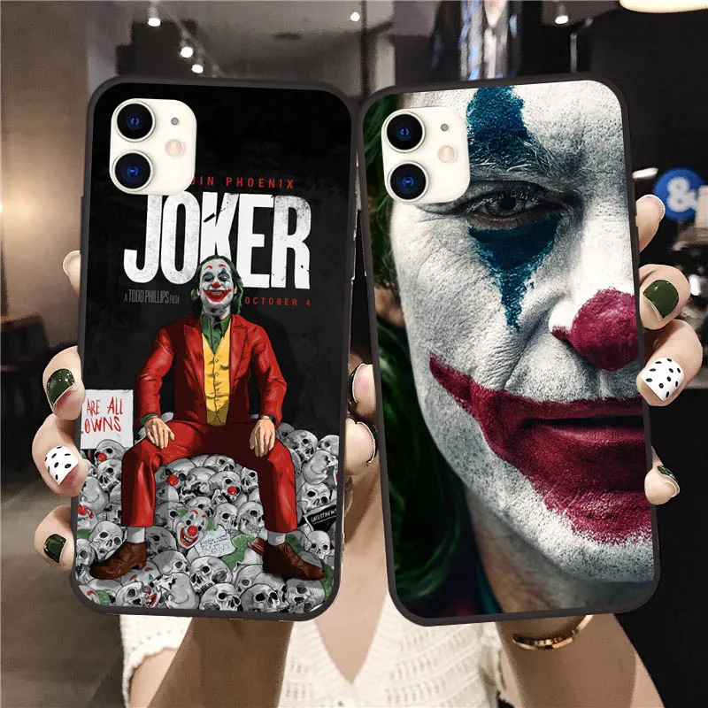 Черный Joker Joaquin Phoenix movie TPU Мягкий резиновый чехол для телефона чехол для iPhone 11 Pro Max 6 6S 7 7plus 8 8Plus X XS MAX XR
