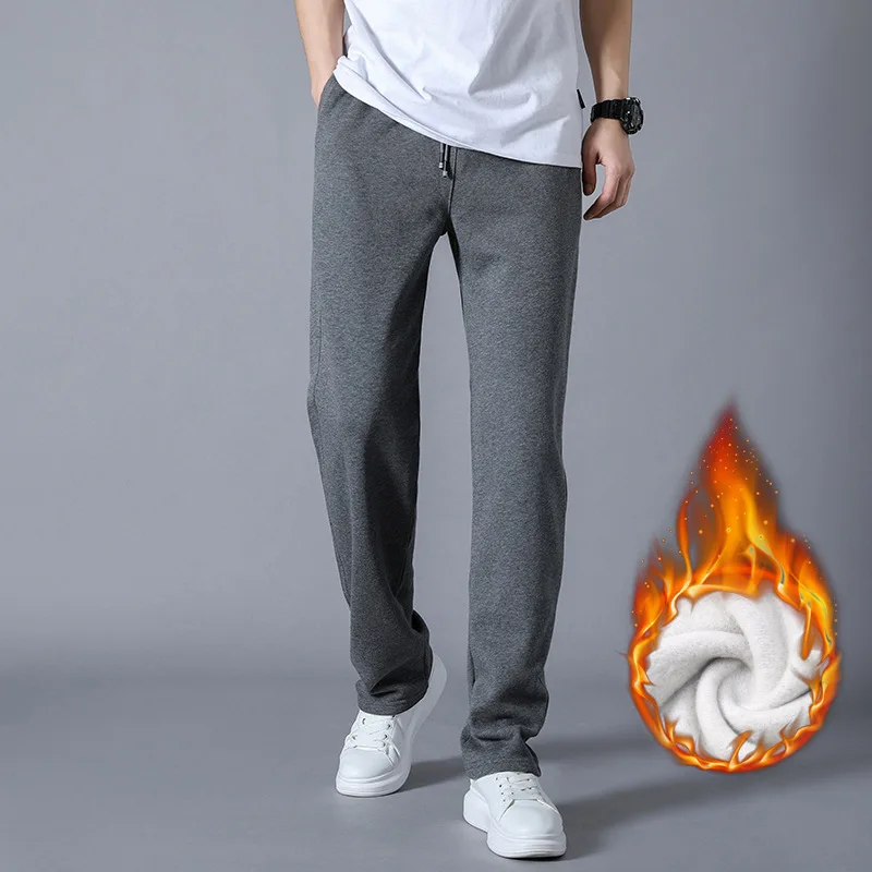 Весенне осенние хлопковые брюки для девочек мужчин повседневные флисовые