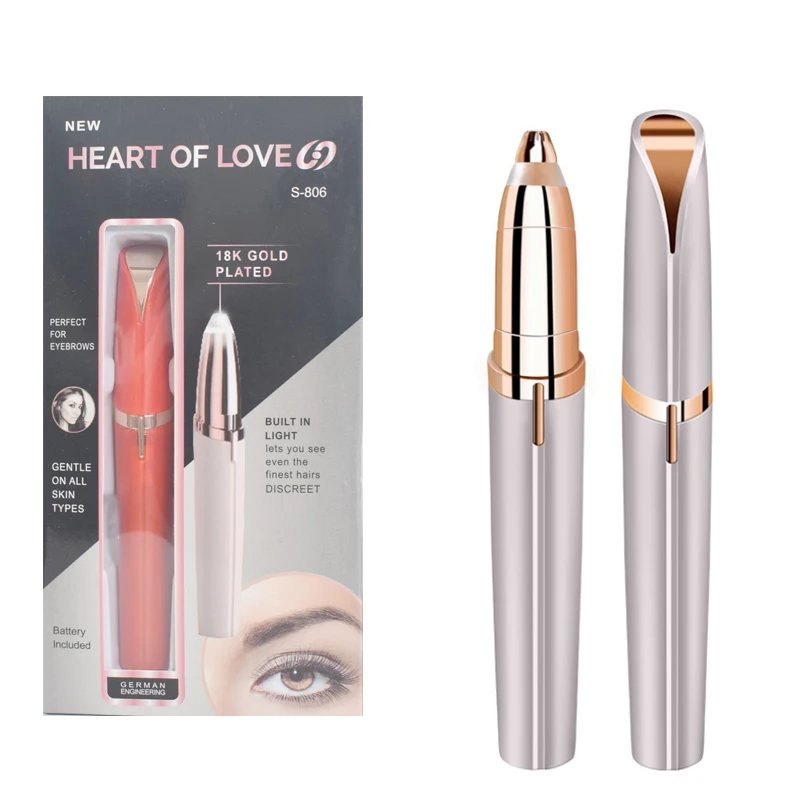 Электрический триммер для бровей Женская бритва удаление волос автоматический