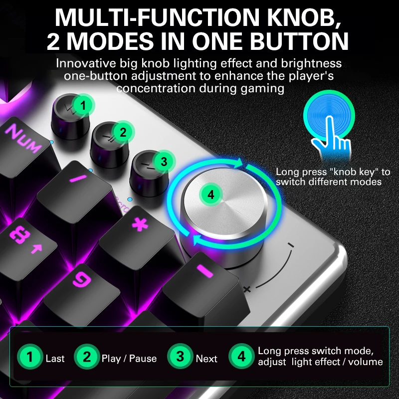 AULA T200 Проводная игровая клавиатура Мышь комбо 104 клавиш мультимедиа РУЧКИ Mix