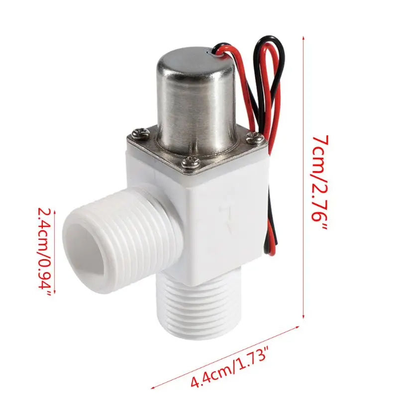 

Plastic Electric Pulse Solenoid Valve For Water Control 3.6VDC 1/2"