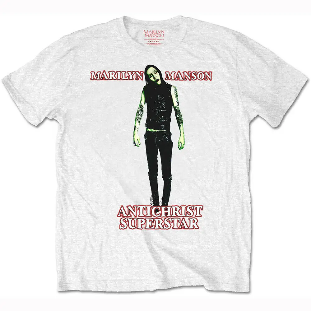

Marilyn Manson Anticristo Uomo T-Shirt Unisex con Licenza Ufficiale Band Merch