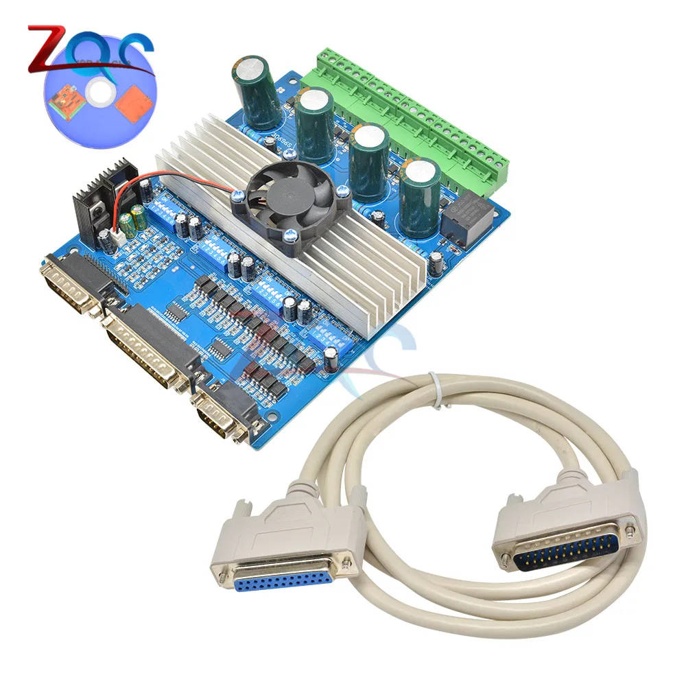 TB6560 DC 12-36V 3A 4-осевой Драйвер шагового двигателя плата контроллера CNC двигатель