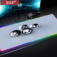 xgz three dimensional creative sexy animation rgb large mouse pad with external light emitting locking led rubber pad non slip