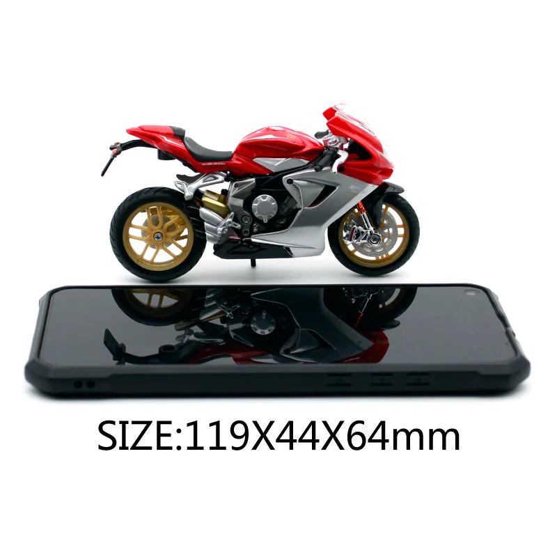 Модель мотоцикла Bburago 1:18 MV Agusta F3 Series Oro 2012 литая модель игрушка новинка в коробке