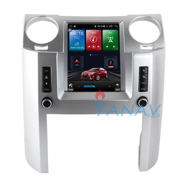 Автомагнитола 2 din аудио стереоприемник android для Landrover Discovery 3 2003-2012 tesla