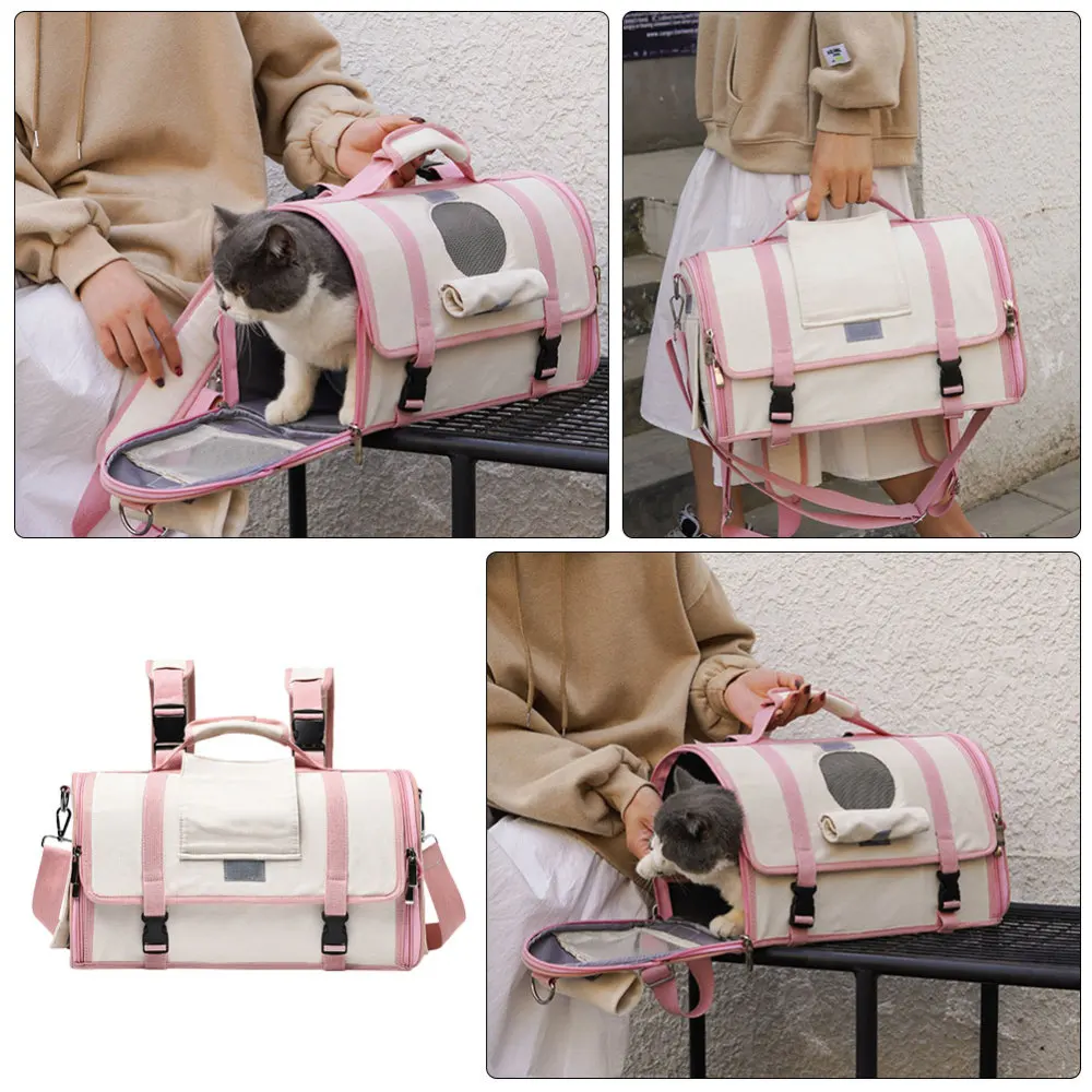 

Pet Carrier Backpack Cat Backpack Bag Breathable Cat Handbag Cat Supplies