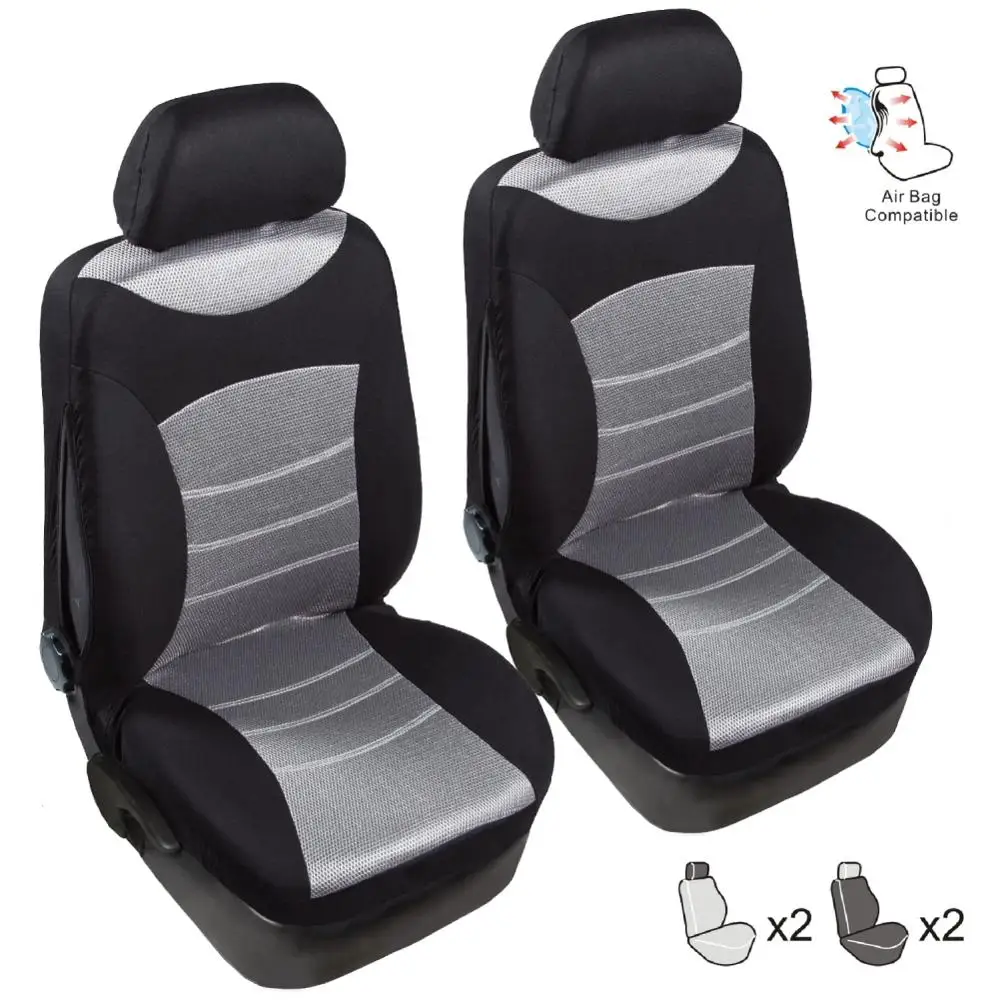 TIROL Universal Car Front Seat Cover P3 Air Mesh Breathable Protector (2 Pack) Airbag Compatible Fit Most Free Shipping | Автомобили и