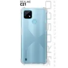 Противоударный силиконовый чехол ROSCO для Realme C21 с усиленными углами, прозрачный