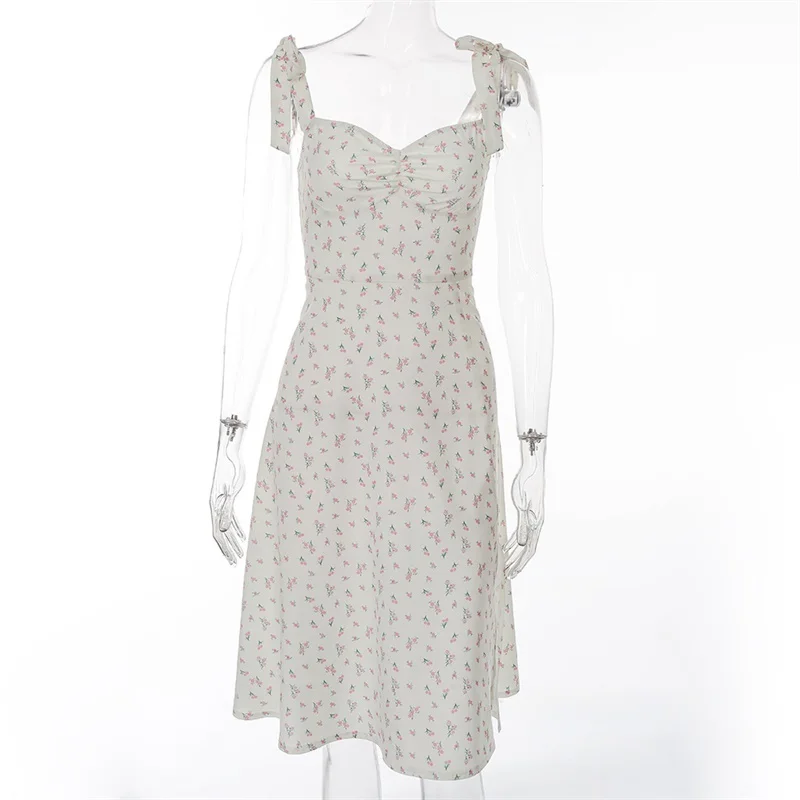 

Fashioncyes Autumn Party Beach Midi Dress Women Floral Print Sexy Long Dresses Bodycon Bandage Elegant Yellow Summer Vestido