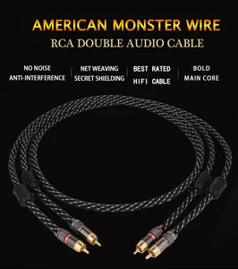 Кабель RCA Hi-Fi Stereo, 2RCA на 2RCA