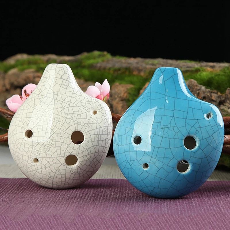 Harmony 6 Holes Soprano C Ceramic Ocarina - Dexterous Easy to Learn Good for Beginner & Great Gift Crack | Спорт и развлечения