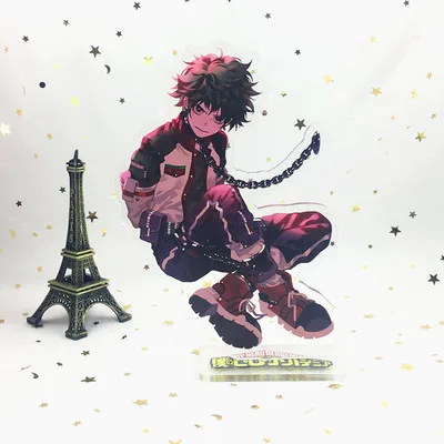 18 Аниме My Hero Academy брелок Midoriya Izuku Ochaco Uraraka Bakugou Katsuki Todoroki Shoto Милый Забавный акриловый брелок для ключей - Цвет: 18