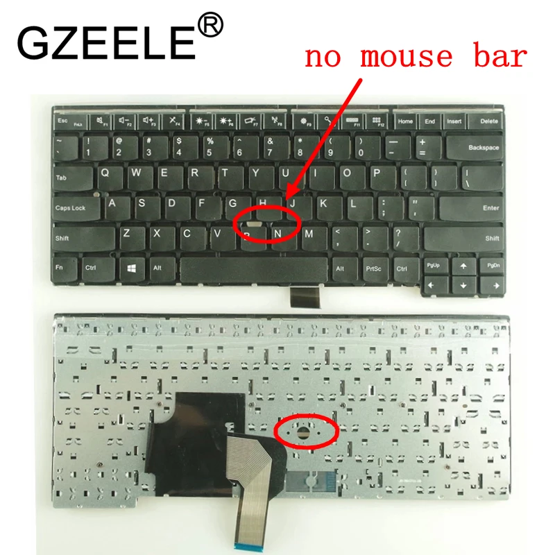 Новая английская клавиатура GZEELE для Lenovo T440 T440P T440s T431 E431 L440 T431S E440 IBM for Thinkpad без