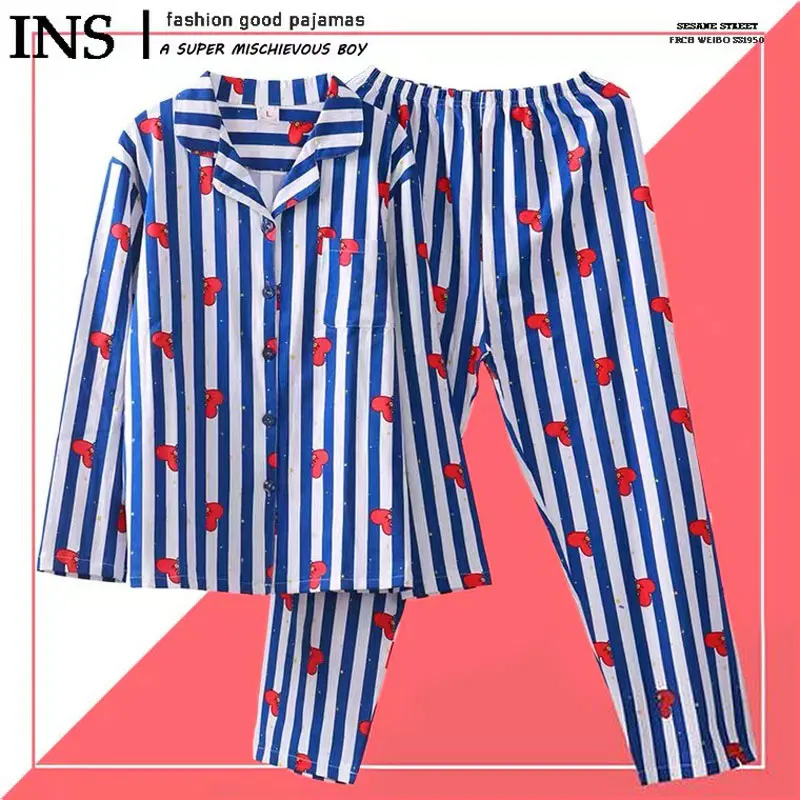 BANGTAN BOYS Pajamas Set Long Pants 、Unisex Short Pants Top+Pants 2pc PJS
