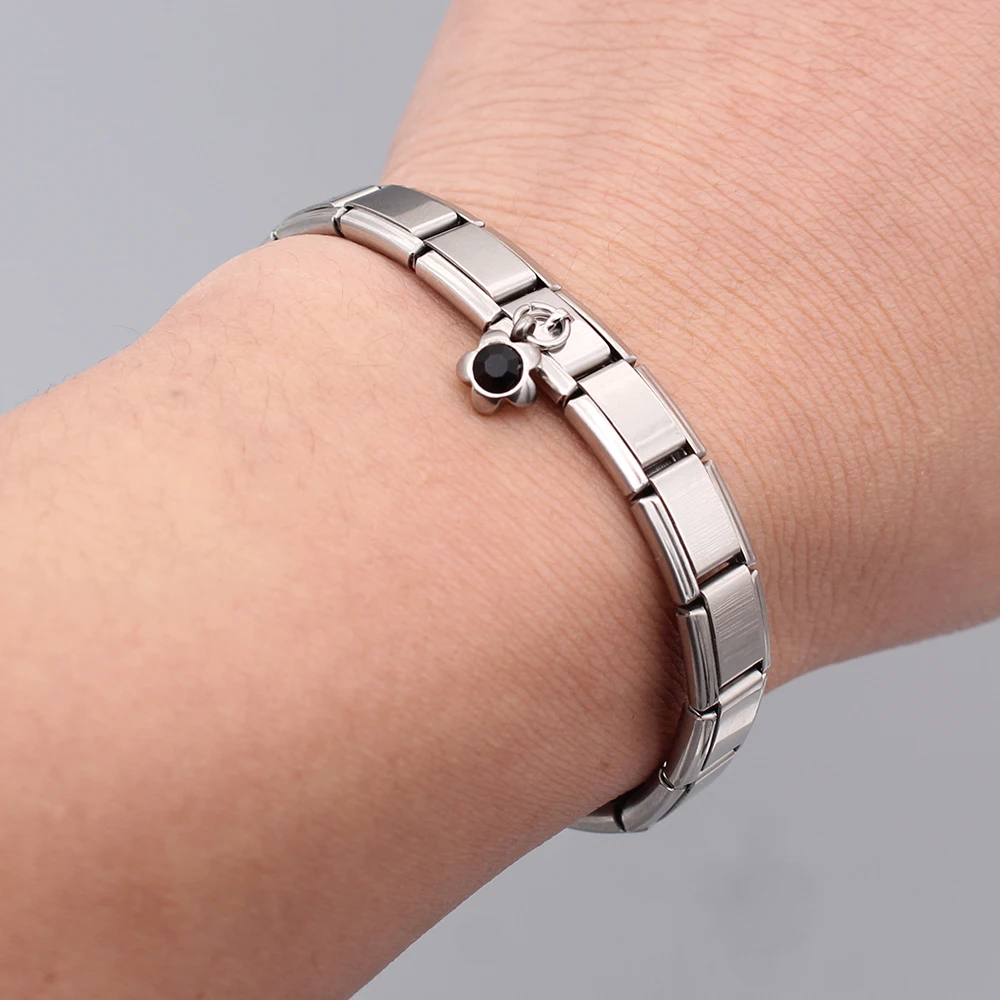 Hapiship новейший оригинальный цветок маргаритки черный горный хрусталь высокого