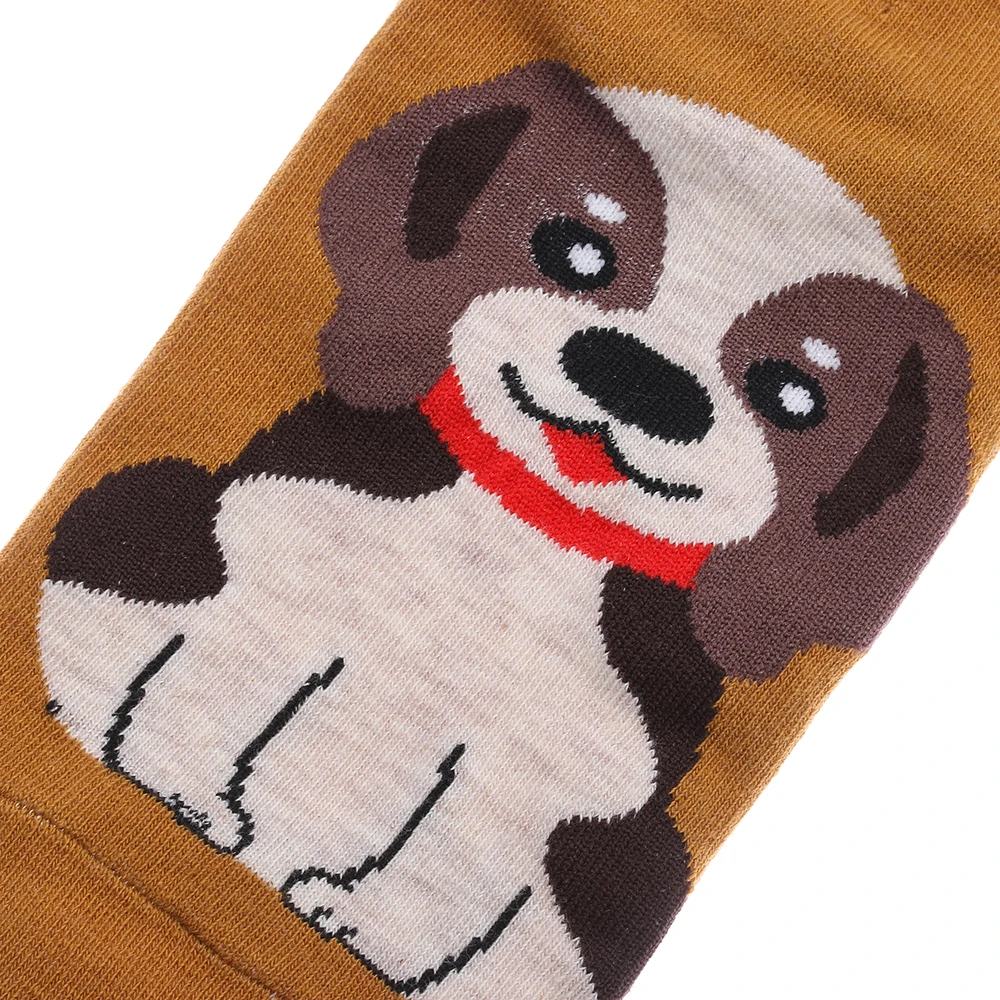 Короткие носки унисекс с рисунком собаки |