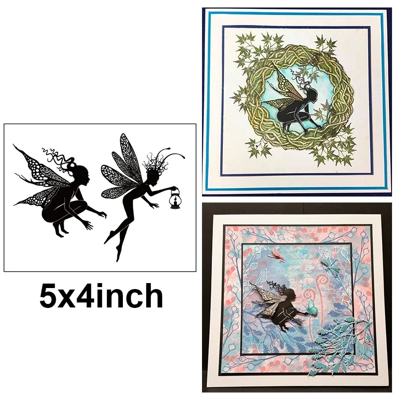 Прозрачный силиконовый штамп Elf Girl с изображением русалки волшебного дома