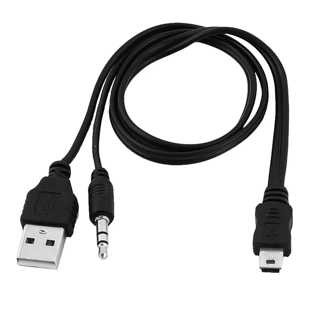 3 5 мм Aux USB2.0 Мужской Mini 5-контактный USB Портативный Динамик аудио кабель |
