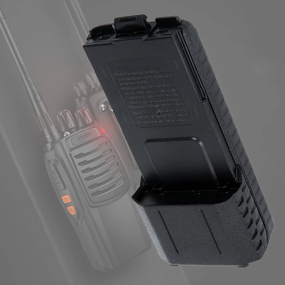SOONHUA Extended Walkie Talkie 6xAA Battery Box Portable Good Gloss Case For Baofeng UV-5R UV-5RE UV-5RA​​ |