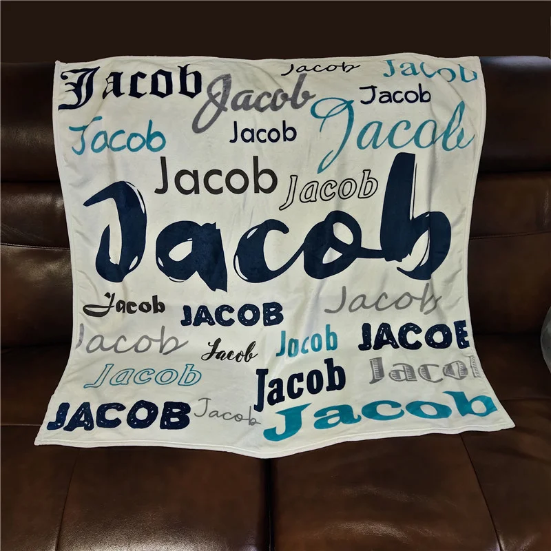 Baby Blanket Swaddling For Baby Blankets Newborn Name Personalised Coral Fleece Blanket Baby Bedding Bed Crib Blanket Baby Gift