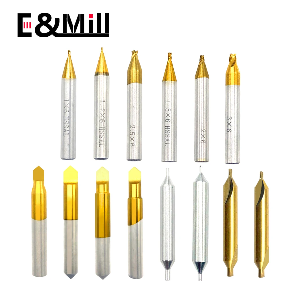 

Vertical key machine accessories with key machine drill bit with key machine milling cutter titanium plated 1.0/1.5/2.0/3.0