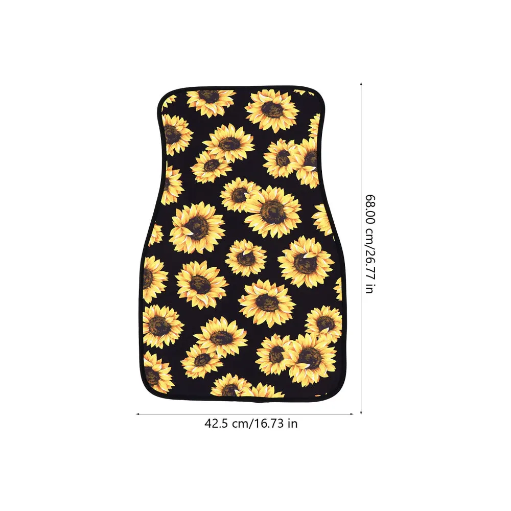 

1 Set/4pcs Creative Front and Rear Carpets Delicate Car Interior Floor Mats